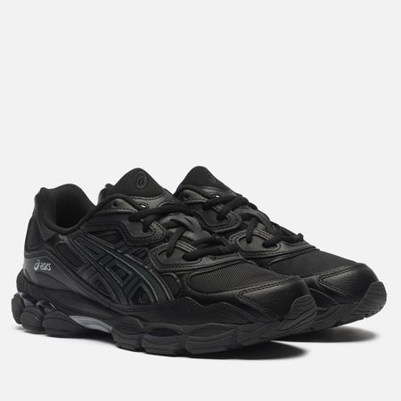 Кроссовки ASICS Gel-Nyc Leather, цвет чёрный