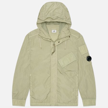 Мужская рубашка C.P. Company Chrome-R Hooded Lens, цвет серый