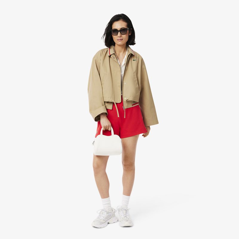 Женская куртка Lacoste из хлопка 4