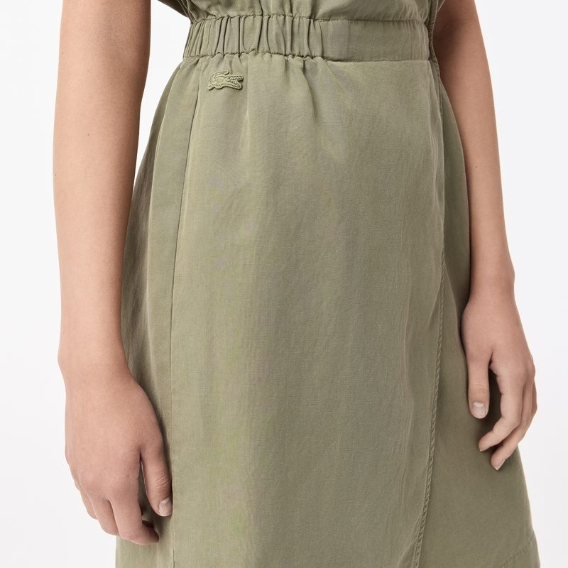 Женское платье Lacoste из смеси льна 4