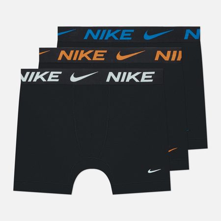 Комплект мужских трусов Nike Underwear Boxer Brief 3-Pack, цвет чёрный