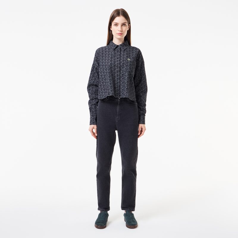 Женские прямые джинсы Lacoste