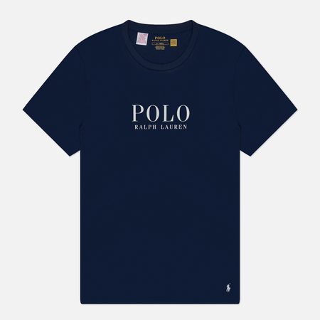 Мужская футболка Polo Ralph Lauren Logo Cotton Jersey Sleep, цвет синий