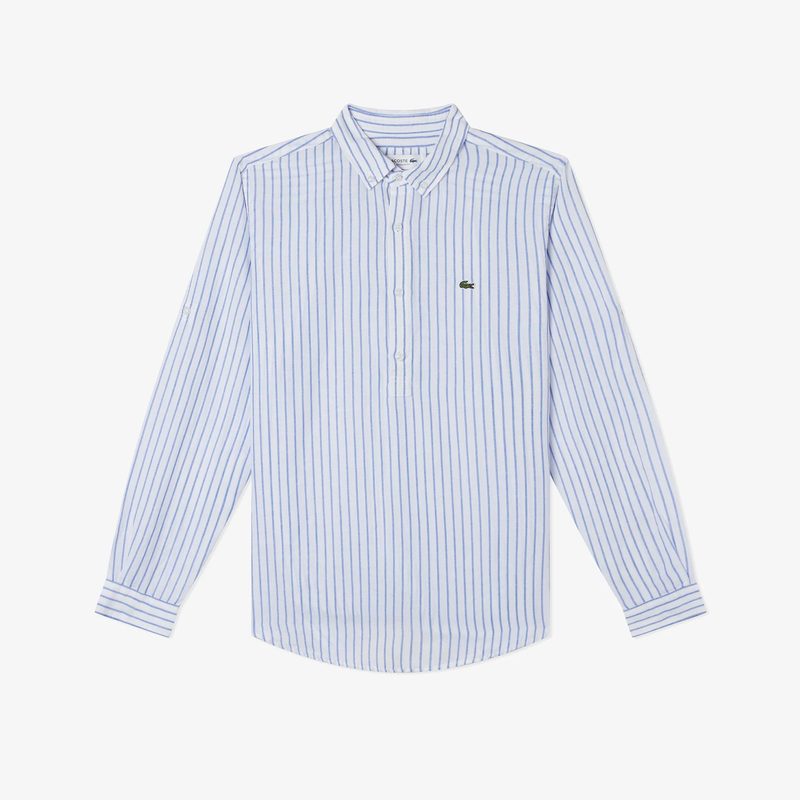 Рубашка Lacoste повседневного кроя унисекс из смеси льна 4