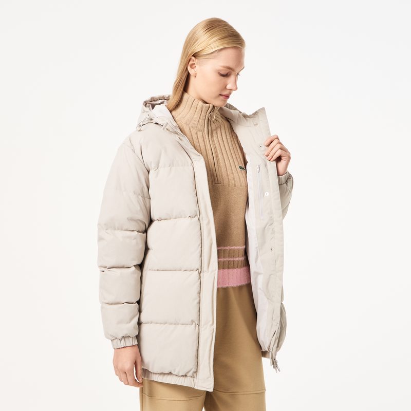 Женская куртка Lacoste с капюшоном 4