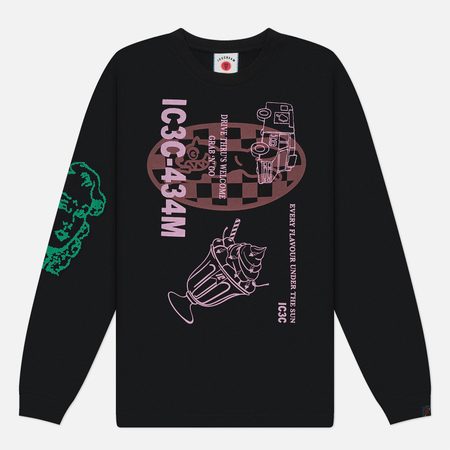 Мужской лонгслив ICECREAM Multi Graphic, цвет чёрный