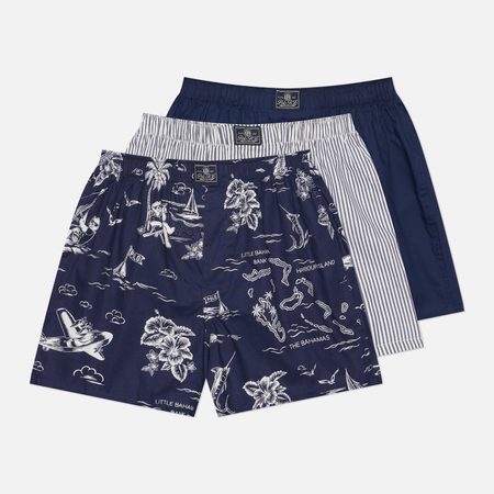 Комплект мужских трусов Polo Ralph Lauren Open Classic Boxer 3-Pack, цвет комбинированный