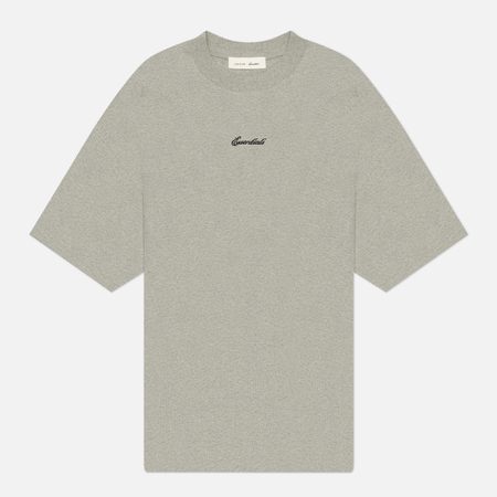 Мужская футболка Fear of God ESSENTIALS Signature 90's, цвет серый