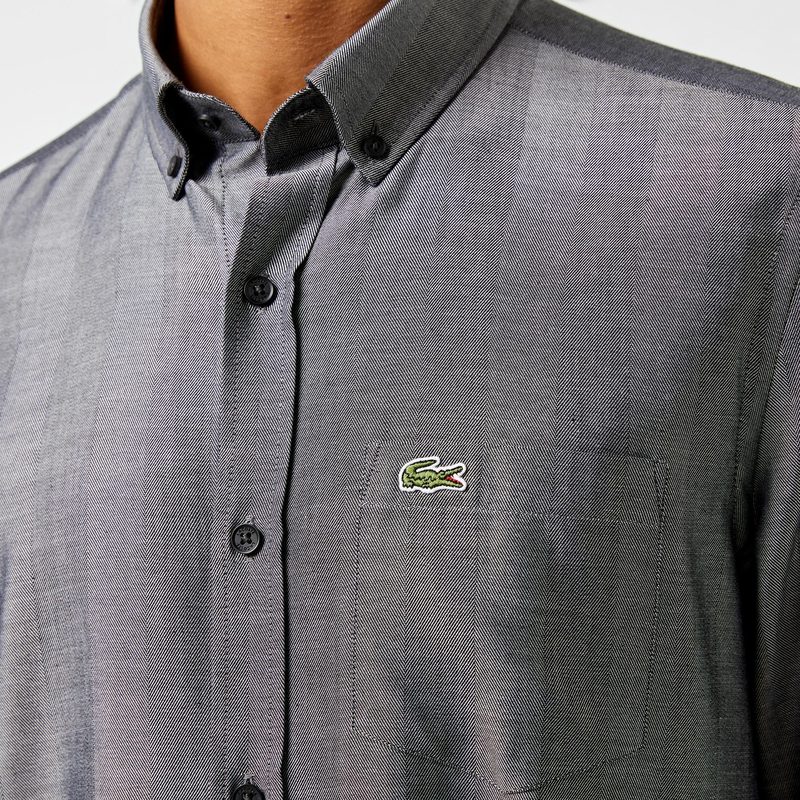 Мужская рубашка Lacoste приталенного кроя 5