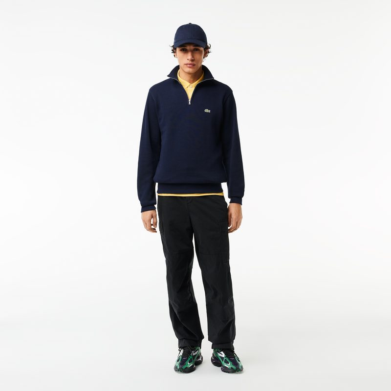 Мужская толстовка Lacoste на молнии с высоким воротом 4