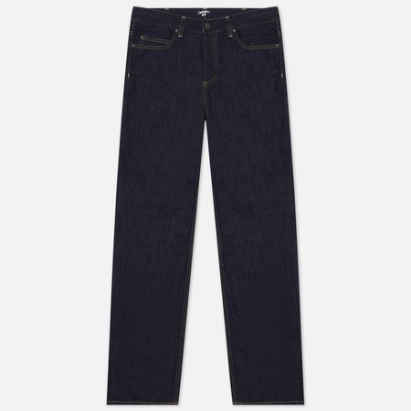 Мужские джинсы Carhartt WIP Marlow Edgewood Denim 12 Oz, цвет синий