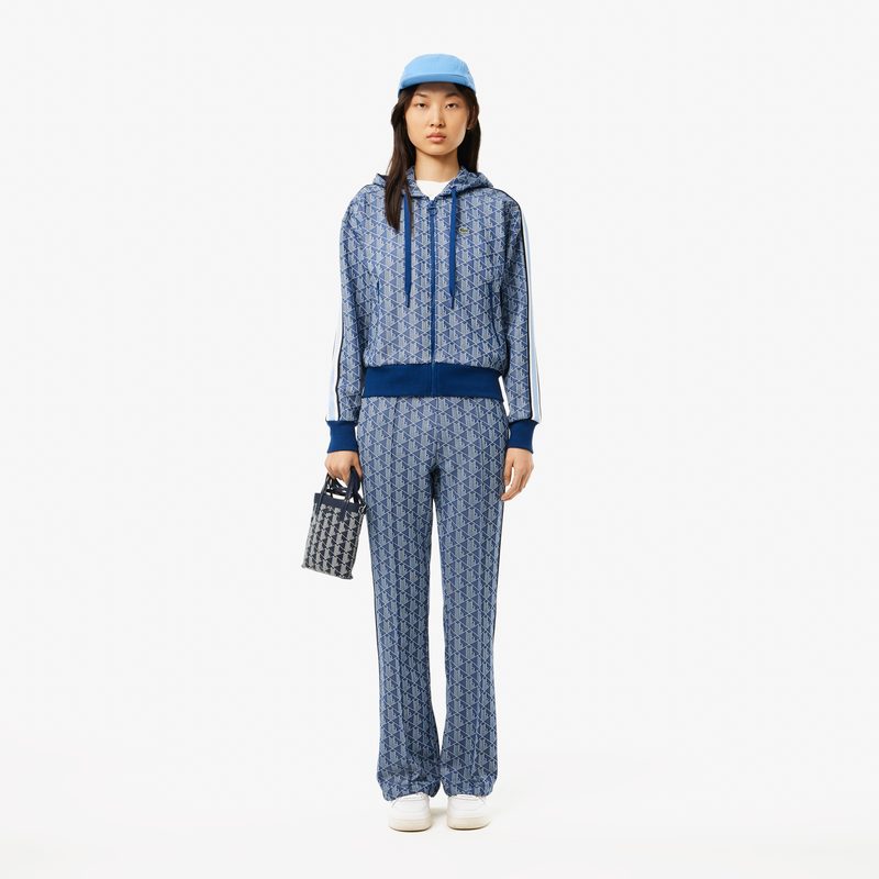Женская жаккардовая толстовка Lacoste 4
