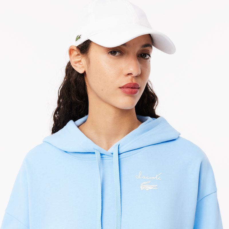 Женская флисовая толстовка Lacoste оверсайз 3