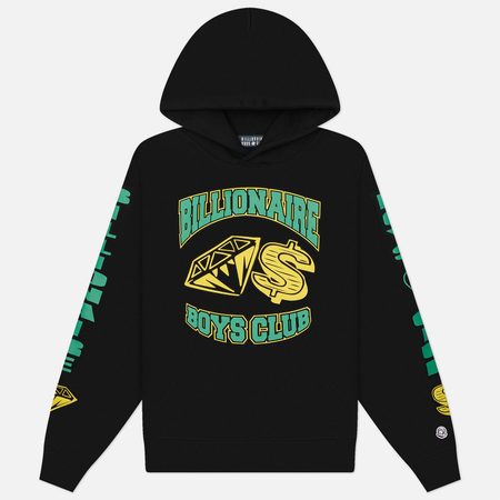 Мужская толстовка Billionaire Boys Club OG Multi Popover Hoodie, цвет чёрный