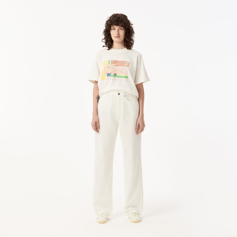 Женские брюки Lacoste свободного кроя