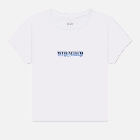 Женская футболка RIPNDIP Rich Spirit Cropped Baby, цвет белый