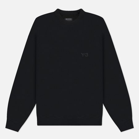 Мужская толстовка Y-3 Brushed Terry Crew, цвет чёрный