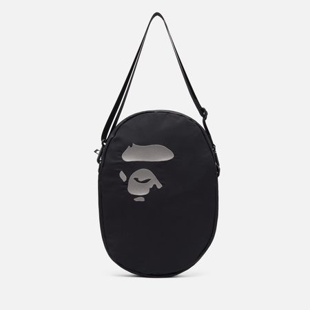 Сумка A Bathing Ape Big Ape Head Shoulder, цвет чёрный