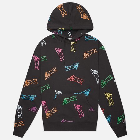 Мужская толстовка ICECREAM All Over Running Dog Popover Hoodie, цвет серый