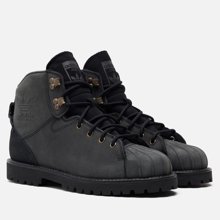 Мужские ботинки adidas Originals Superstar Boot, цвет чёрный