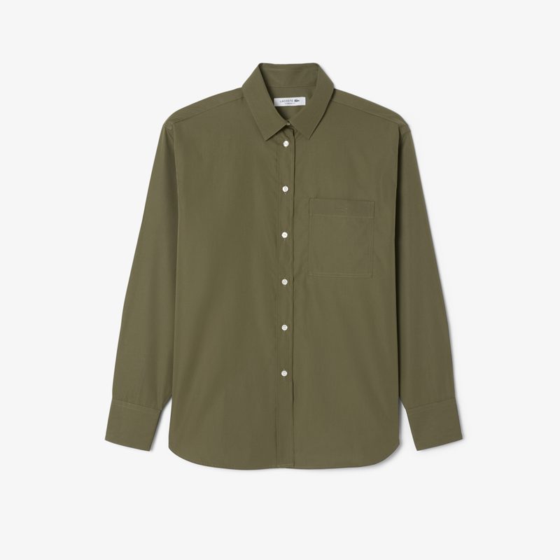 Женская рубашка Lacoste из хлопка 4
