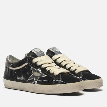 Мужские кроссовки Golden Goose Super-Star Laminated Star, цвет серый