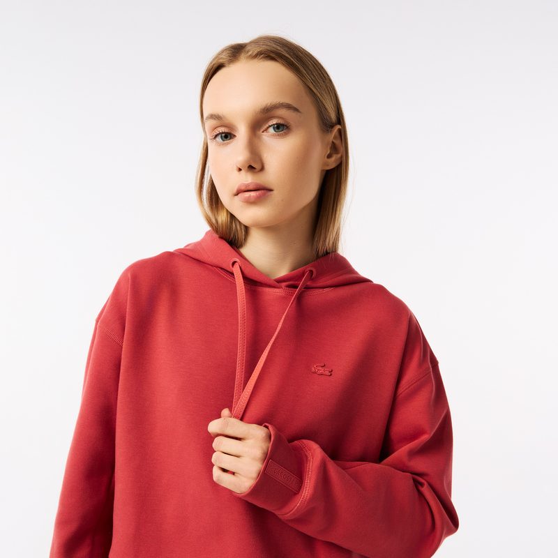 Женская толстовка Lacoste Core Active свободного кроя с капюшоном 4