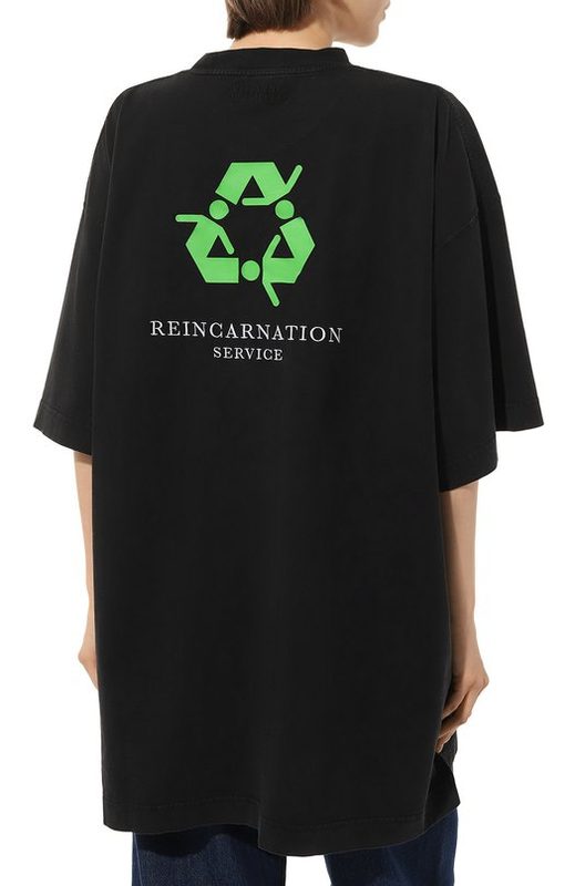 Хлопковая футболка VETEMENTS 4