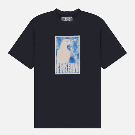 Мужская футболка Peaceful Hooligan Framed Camo, цвет синий