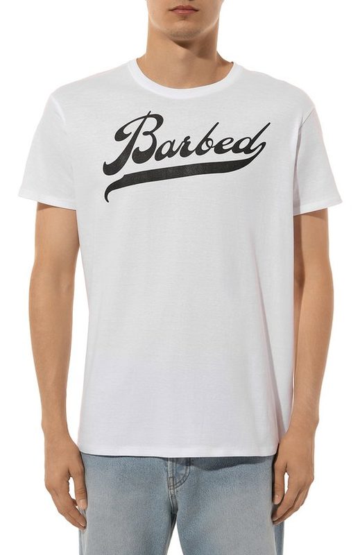 Хлопковая футболка Barbed 3