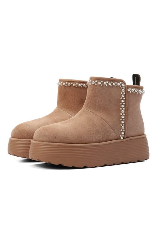 Замшевые полусапоги Nellie Pearl Stuart Weitzman