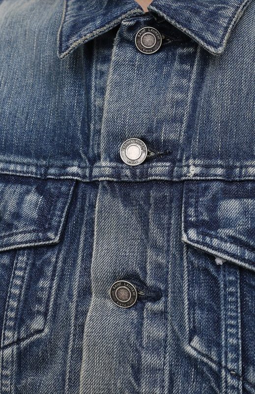 Джинсовый жилет Saint Laurent 5