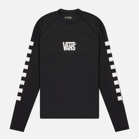 Мужской лонгслив Vans Rashguard, цвет чёрный