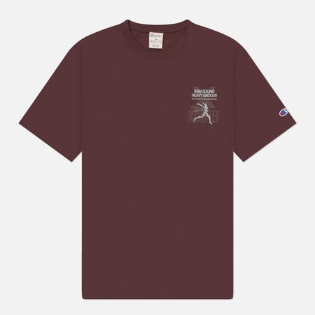 Мужская футболка Champion Reverse Weave Pinnacle Heavyweight Cotton Runn Sound 2, цвет коричневый