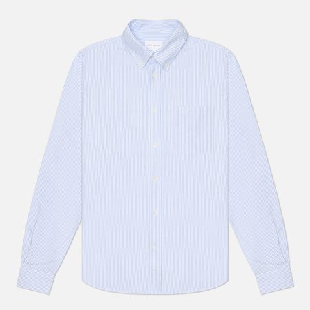 Мужская рубашка Norse Projects Norse Standard Oxford BD, цвет голубой