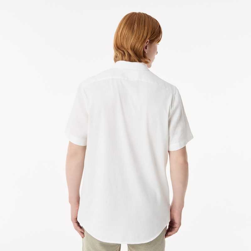 Мужская льнаная рубашка Lacoste 2