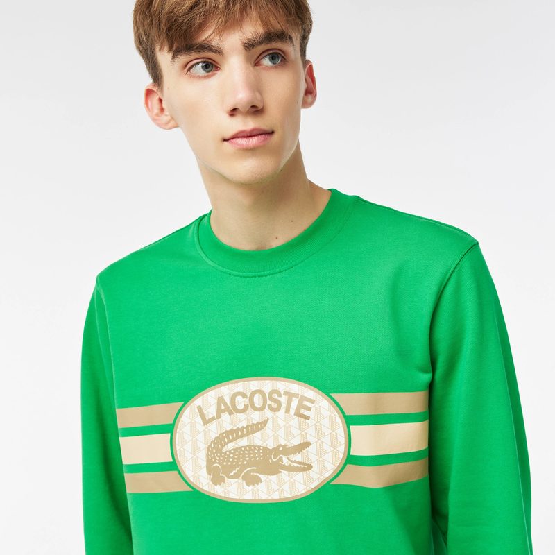 Мужской свитшот Lacoste свободного кроя унисекс 5