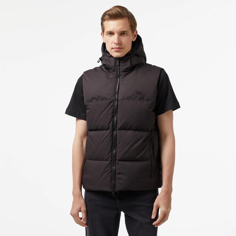 Мужской жилет Lacoste с капюшоном 4