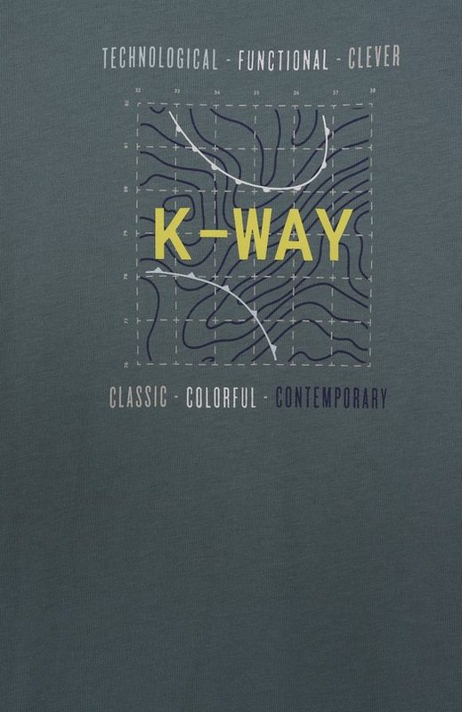 Хлопковая футболка K-Way 3