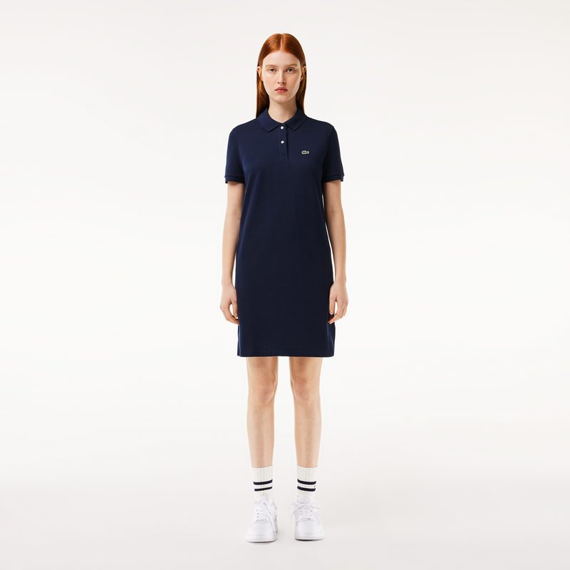Женское хлопковое платье - поло Lacoste