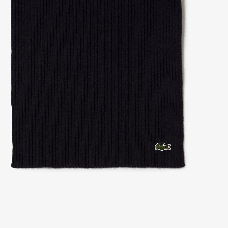 Шерстяной шарф Lacoste унисекс 2