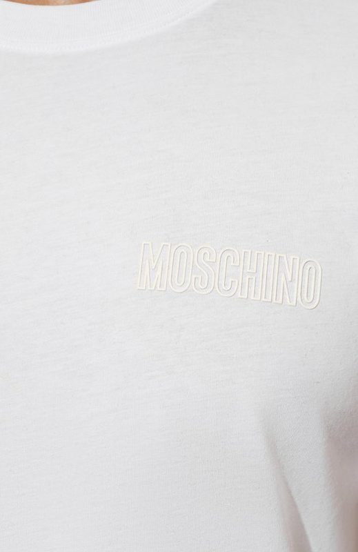 Хлопковая футболка Moschino 5