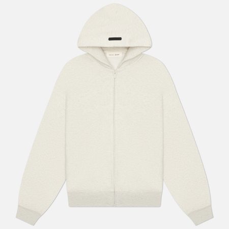 Мужская толстовка Fear of God ESSENTIALS Signature Classic Full-Zip Hoodie, цвет бежевый
