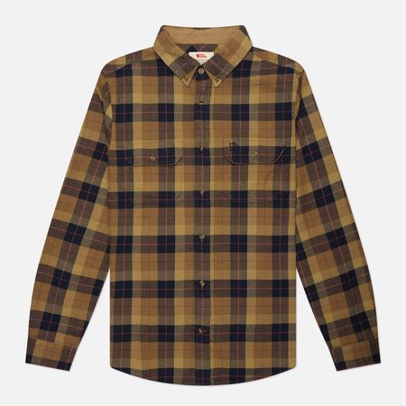 Мужская рубашка Fjallraven Singi Heavy Flannel, цвет коричневый