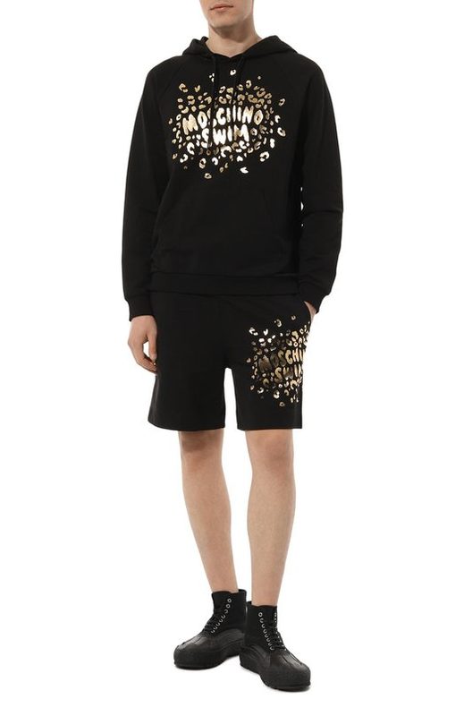 Хлопковое худи Moschino 2