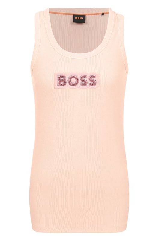 Хлопковая майка BOSS Orange