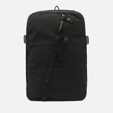 Рюкзак C.P. Company Plain Paper Touch Travel Logo, цвет чёрный