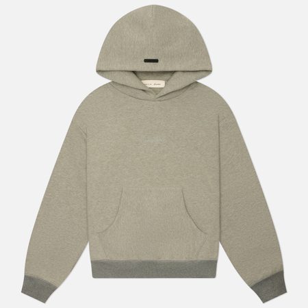 Женская толстовка Fear of God ESSENTIALS Signature Classic Hoodie, цвет серый