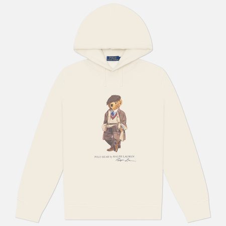 Мужская толстовка Polo Ralph Lauren Polo Bear Fleece Hoodie, цвет белый