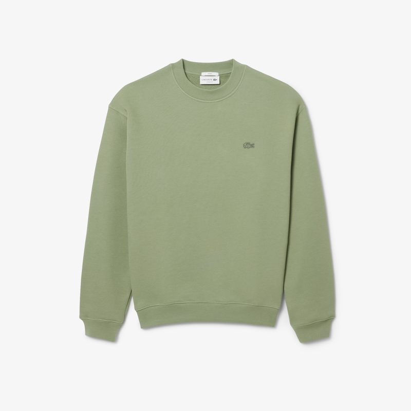 Хлопковый свитшот Lacoste свободного кроя унисекс 5